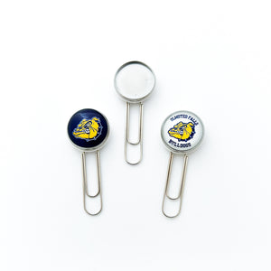 Custom Olmsted Falls bulldogs paperclip bookmarks ￼