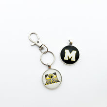 two sided personalized riverside theatre keychain