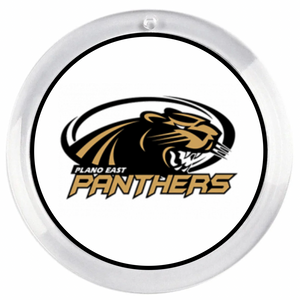 custom plano east panthers acrylic photo disc rearview mirror ornament