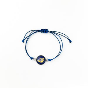 custom Olmsted falls blue adjustable cord bracelet