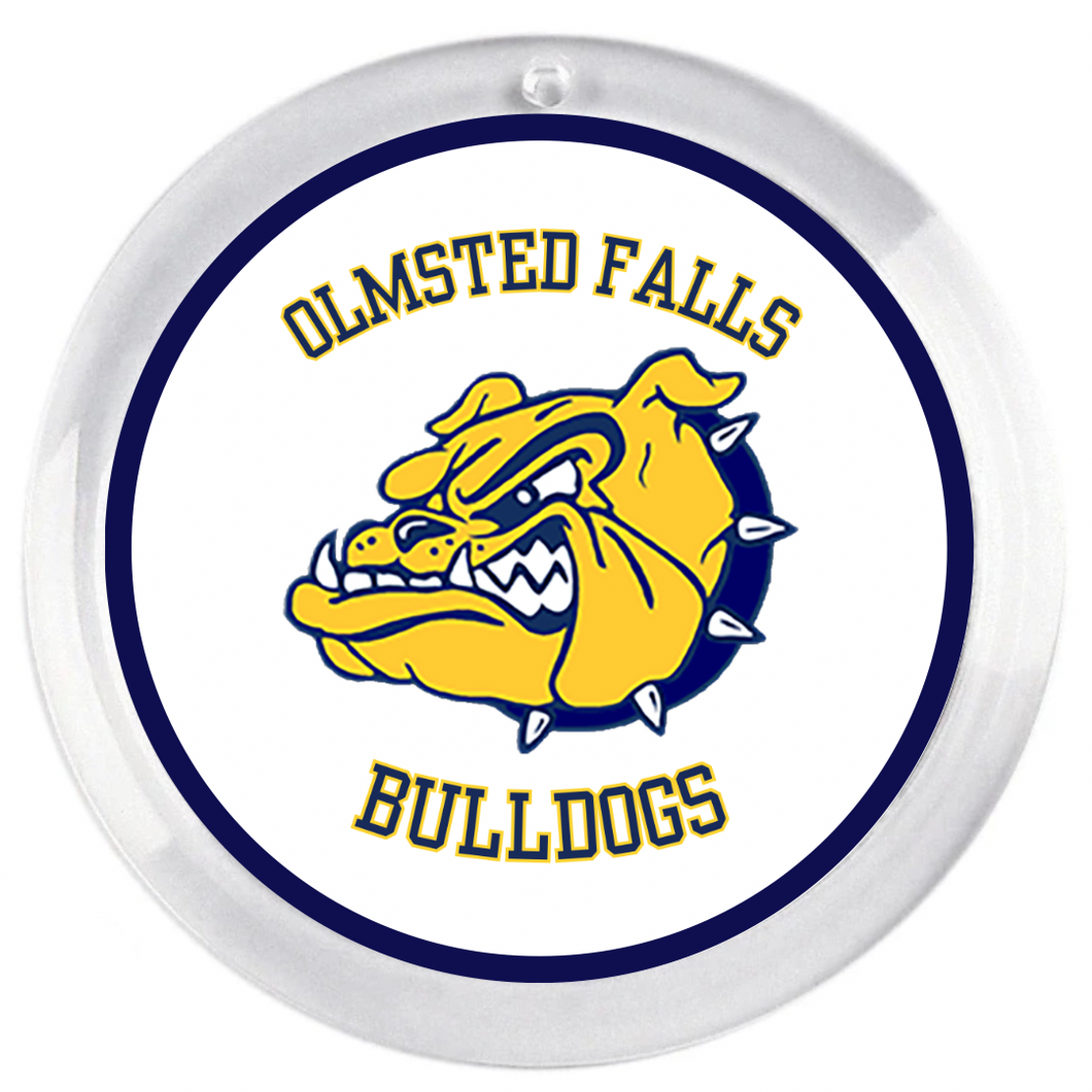 custom olmsted falls bulldogs acrylic photo disc