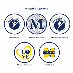 various mckinney high school marquettes logo and graphics