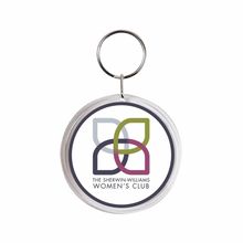 personalized Sherwin Williams womens club acrylic photo keychain