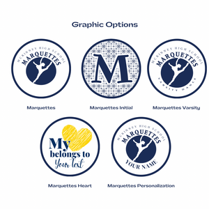 custom personalized mckinney high school marquettes graphics and logos