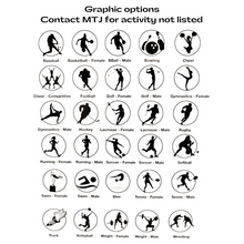 various sports and activities silhouette graphics