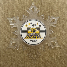 riverside theatre acrylic snowflake ornament