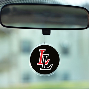 Personalized Lovejoy Leopards acrylic photo rearview mirror accessory