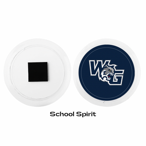 custom Walnut Grove high school spirit acrylic magnet