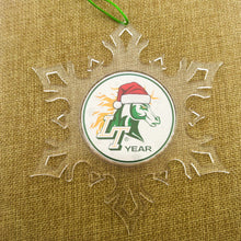 custom Lebanon trail high school acrylic photo snowflake ornament