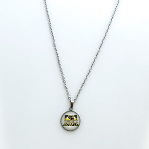 riverside theatre stainless steel pendant necklace