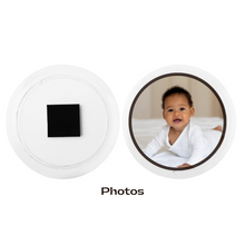 custom acrylic photo magnet featuring a cute African American baby