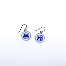 custom walled lake western charm earrings with niobium ear wires