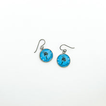 blue pickleball I Dink graphic charm earrings