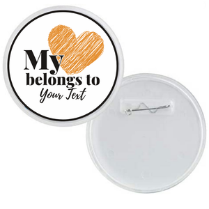 custom plano east 3.0" acrylic photo button