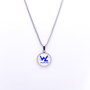 custom stainless steel walled lake marching band necklace