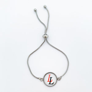 Custom Adjustable Stainless Steel Logo Bracelet