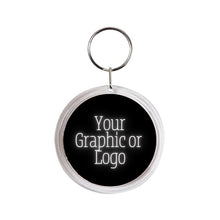 custom acrylic photo logo keychain