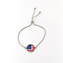 Custom Adjustable Stainless Steel Logo Bracelet