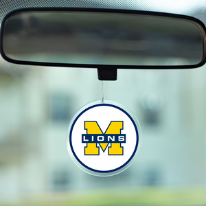 custom mckinney high school lions acrylic photo rearview mirror accessory