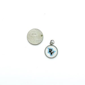 custom River Valley Panthers stainless steel charm