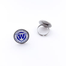 custom stainless steel walled lake western warriors adjustable ring