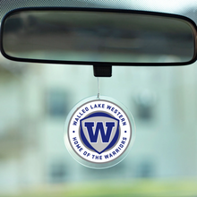 Personalized Walled Lake Western warriors acrylic photo rearview mirror accessory charm