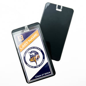 custom personalized Walled lake central vikings luggage bag tag