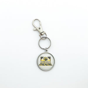 custom Riverside theatre stainless steel keychain