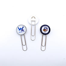 custom walled lake marching band and central vikings paperclip bookmarks