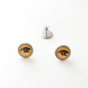 Custom Logo Stud Earrings