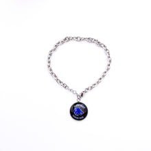 custom stainless steel plano west senior high charm bracelet