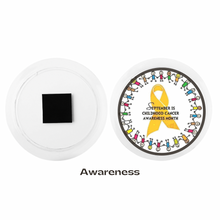 custom childhood cancer awareness acrylic magnets