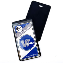 custom personalized walled lake western marching band luggage bag tag