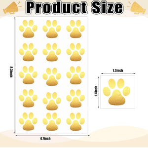 Paw Print Temporary Tattoos