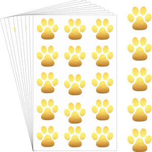 Paw Print Temporary Tattoos