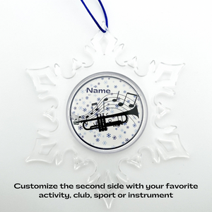 Personalized Walled Lake Snowflake Ornament