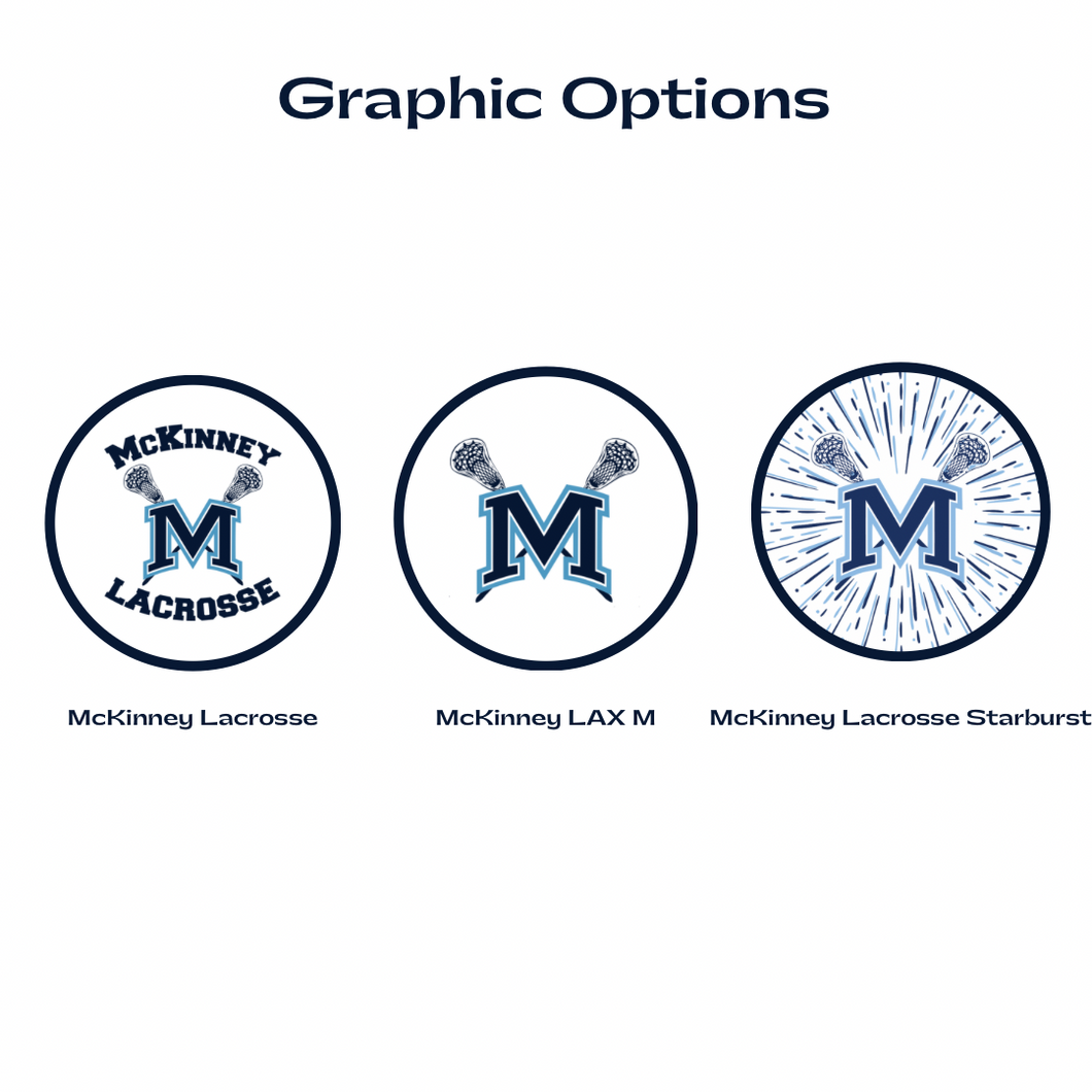various McKinney lacrosse logos and graphics