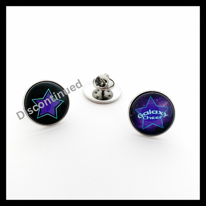 Galaxy Cheer Lapel and Lanyard Pin