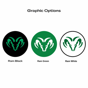 various Berkner Ram logos in black green and white