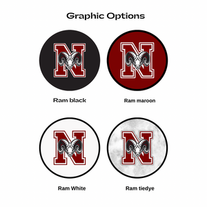 Personalized Northbridge Rams Acrylic Photo Buttons