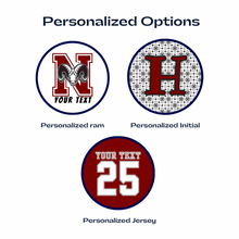 Personalized Northbridge Rams Acrylic Photo Buttons