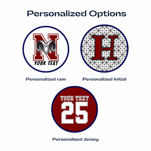 Personalized Northbridge Rams Acrylic Photo Buttons