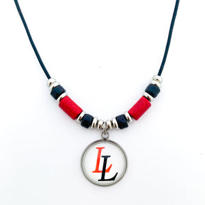 Custom Logo Leather Cord Necklace