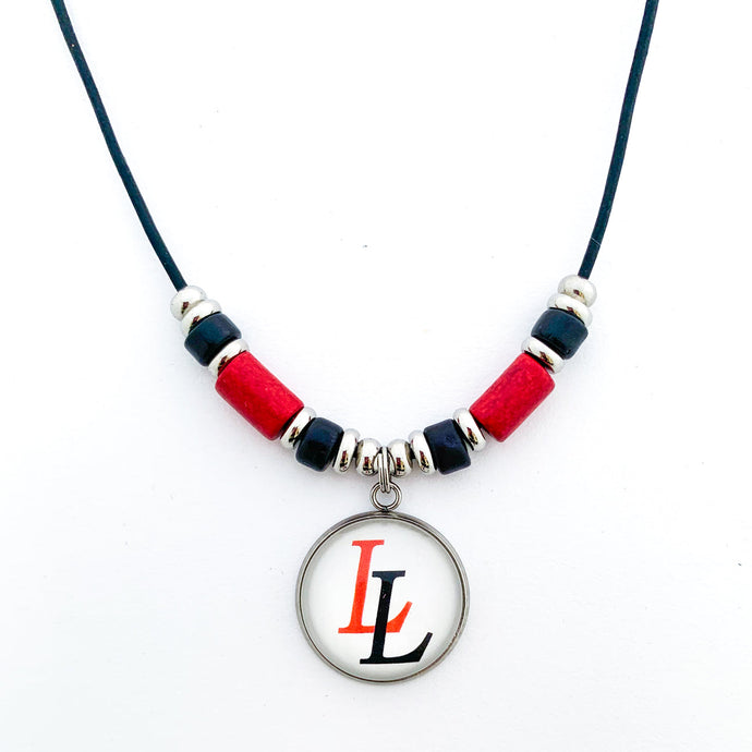 Custom Logo Leather Cord Necklace