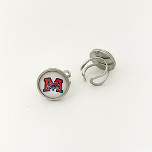 stainless steel McKinney Boyd broncos statement ring