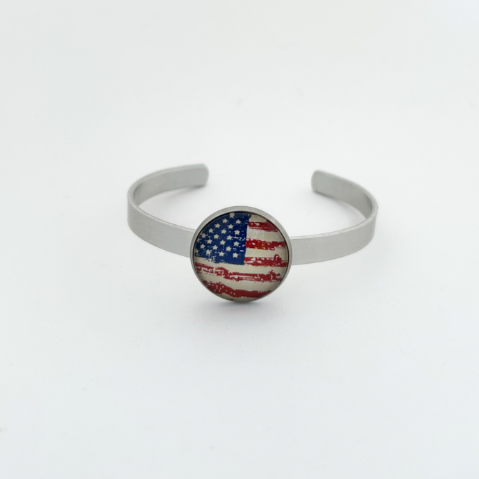 USA Patriotic Cuff Bracelet