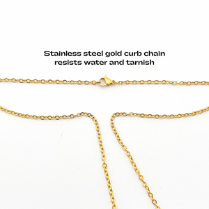 Stainless Steel Sunflower Pendant Necklace