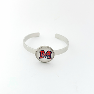 McKinney Boyd Broncos aluminum cuff bracelet