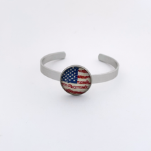 Aluminum Cabochon Cuff Bracelet