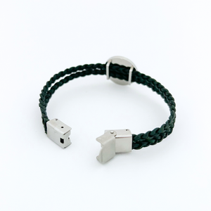 Braided Leather Holy Spirit Bracelet